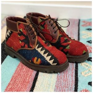 Prestige Kilim Ankle Boots